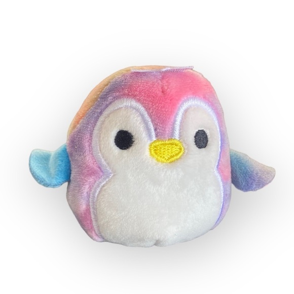 Squishmallows Micromallow Tomara the Penguin 2.5” Plush Tie Dye NEW - Picture 5 of 5